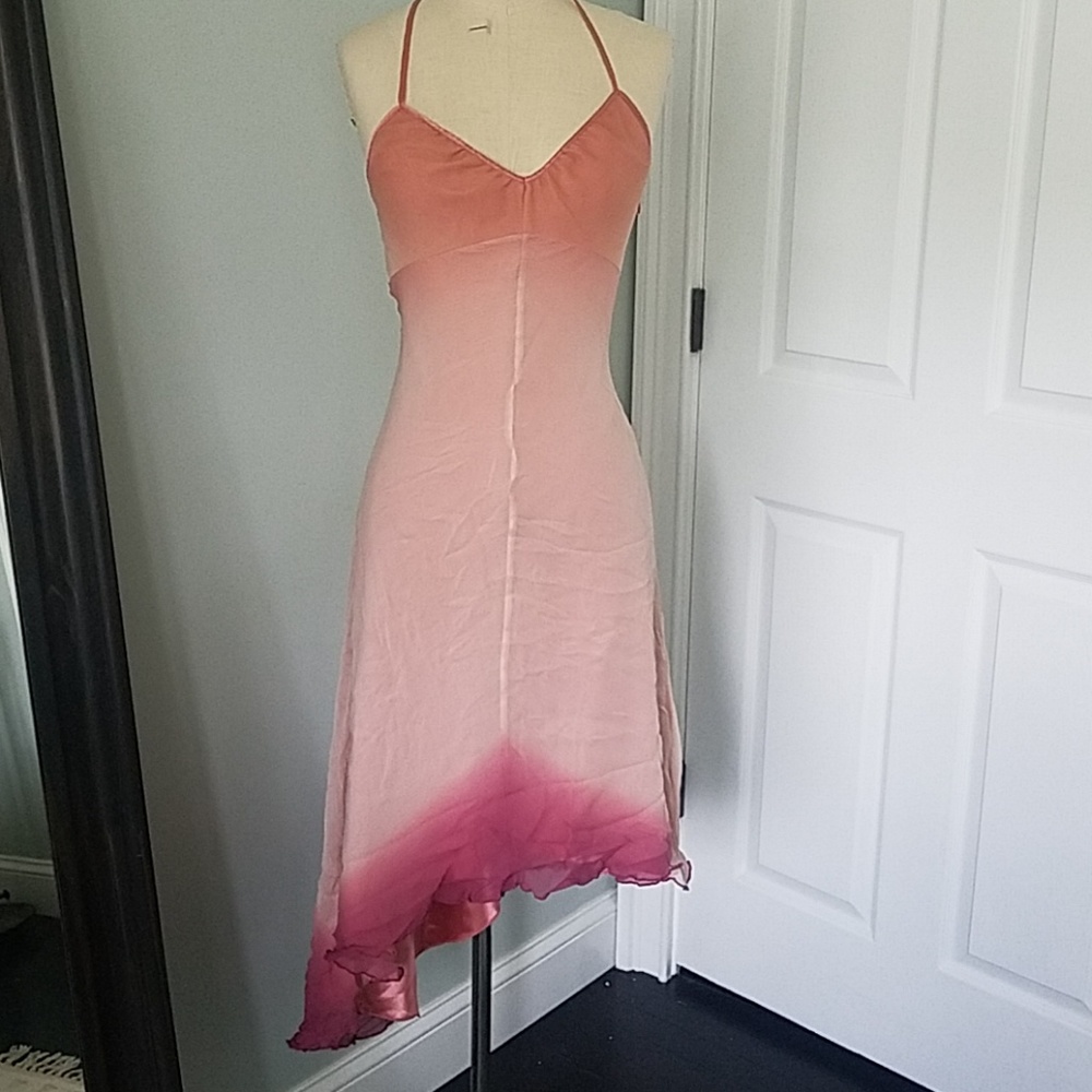 Express asymmetrical hem dress